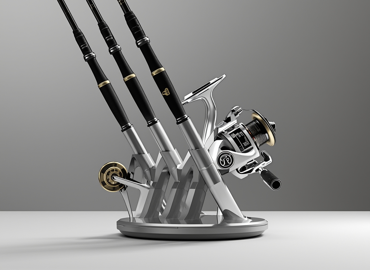 Adjustable luxury fishing rod holder